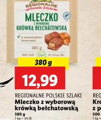 Lidl Mleczko z wyborową krówką bełchatowską oferta