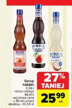 Carrefour Syrop FABBRI oferta