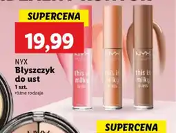 Lidl Błyszczyk do ust NYX oferta