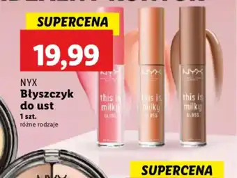Lidl Błyszczyk do ust NYX oferta