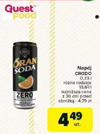 Carrefour Napój CRODO oferta