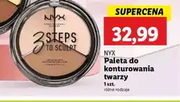 Lidl Paleta do konturowania twarzy NYX oferta