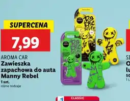 Lidl Zawieszka zapachowa do auta Manny Rebel Aroma Car oferta