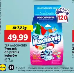 Lidl Proszek do prania kolorów Der Waschkonig oferta