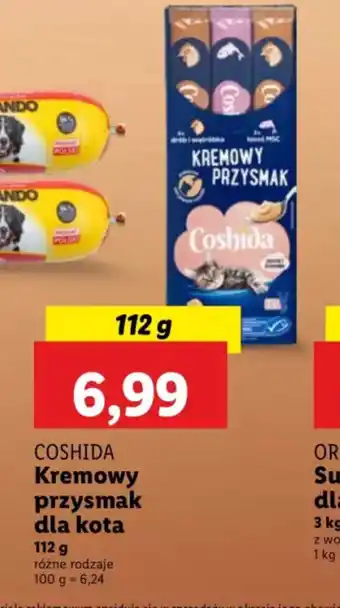 Lidl Coshida Kremowy przysmak dla kota oferta