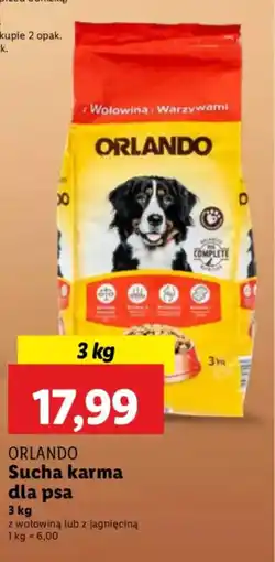 Lidl Sucha karma dla psa Orlando oferta