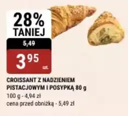 bi1 Croissant z nadzieniem pistacjowym i posypką oferta