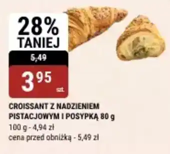 bi1 Croissant z nadzieniem pistacjowym i posypką oferta