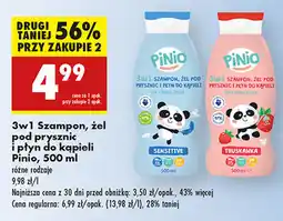 Biedronka Szampon, żel i płyn do kąpieli Pinio oferta