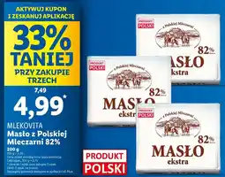 Lidl Masło z Polskiej Mleczarni 82% oferta
