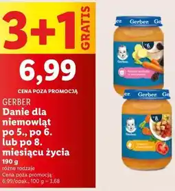 Lidl Danie dla niemowląt Gerber oferta