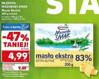 Kaufland Masło Mazurski Smak Mlekpol oferta
