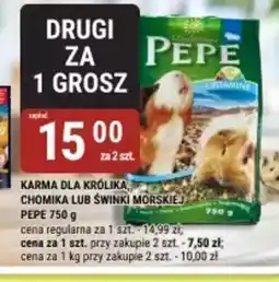 bi1 Karma dla królika, chomika, świnki morskiej pepe oferta