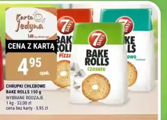 bi1 Chrupki chlebowe bake rolls oferta