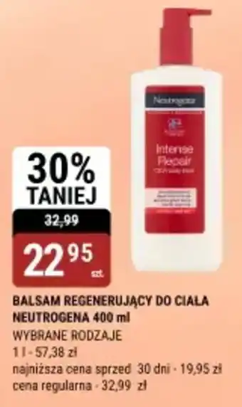 bi1 Balsam regenerujący do ciała neutrogena oferta