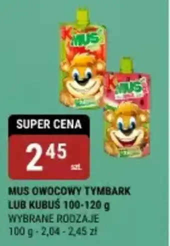 bi1 Mus owocowy tymbark lub kubus oferta