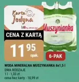 bi1 Woda mineralna muszynianka oferta