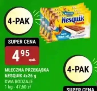 bi1 Mleczna przekąska nesquik oferta