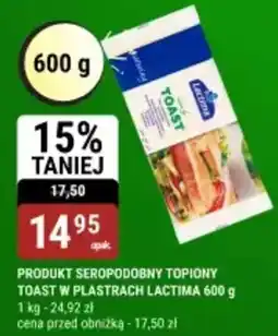 bi1 Produkt seropodobny topiony toast w plastrach lactima oferta