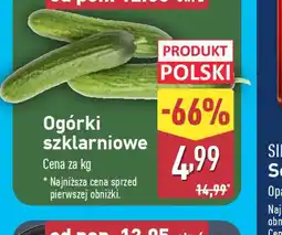 ALDI Ogórki szklarniowe oferta