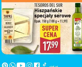 ALDI Tesoros Del Sur Hiszpańskie specjały serowe oferta