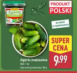 ALDI Ogórki małosolne oferta