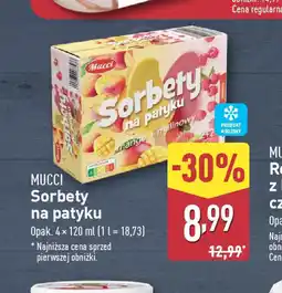 ALDI Sorbety na patyku Mucci oferta