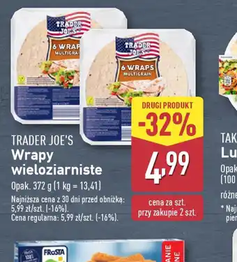 ALDI Wrapy wieloziarniste Trader Joe's oferta