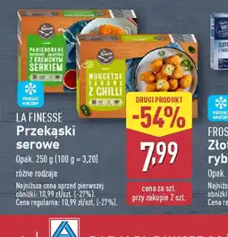 ALDI Przekąski serowe La Finesse oferta