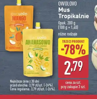 ALDI Owolovo Mus Tropikalnie oferta