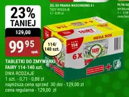bi1 Tabletki do zmywarki fairy oferta