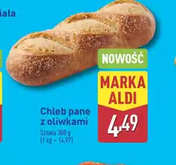 ALDI Chleb pane z oliwkami oferta