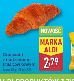 ALDI Croissant z nadzieniem truskawkowym oferta