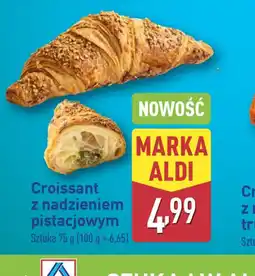 ALDI Croissant z nadzieniem pistacjowym oferta