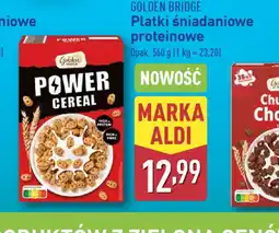 ALDI Płatki śniadaniowe proteinowe Golden Bridge Power Cereal oferta