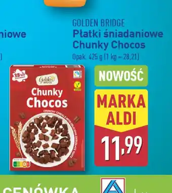 ALDI Płatki śniadaniowe Chunky Chocos Golden Bridge oferta