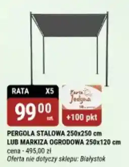 bi1 Pergola stalowa lub markiza ogrodowa oferta