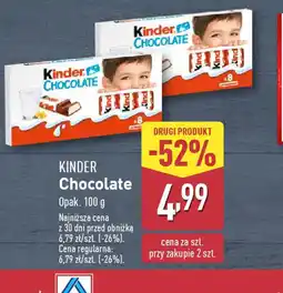ALDI Kinder Chocolate oferta
