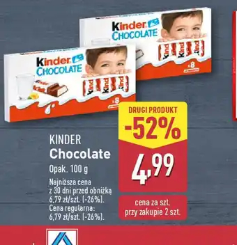 ALDI Kinder Chocolate oferta