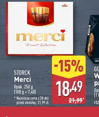 ALDI Storck Merci oferta