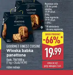 ALDI Włoska babka panettone oferta