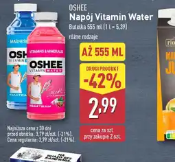 ALDI Napój Oshee Vitamin Water oferta