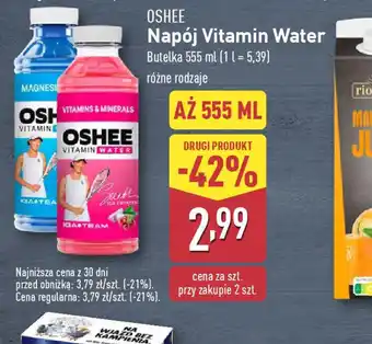 ALDI Napój Oshee Vitamin Water oferta