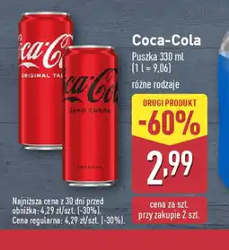 ALDI Coca-Cola oferta