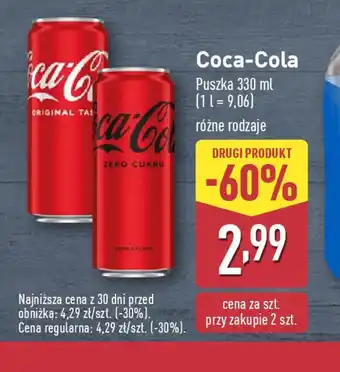 ALDI Coca-Cola oferta