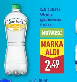 ALDI Woda gazowana Santa Marta oferta