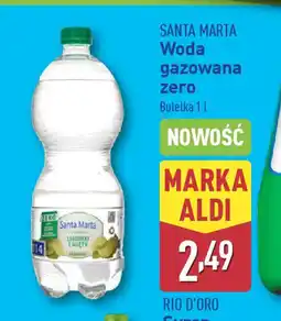 ALDI Woda Santa Marta gazowana zero oferta