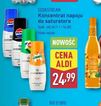 ALDI Koncentrat napoju do saturatora SodaStream oferta