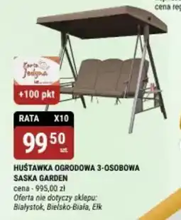 bi1 Huśtawka ogrodowa 3-osobowa saska garden oferta