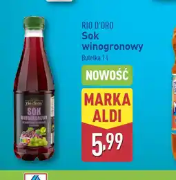 ALDI Sok winogronowy Rio D'oro oferta